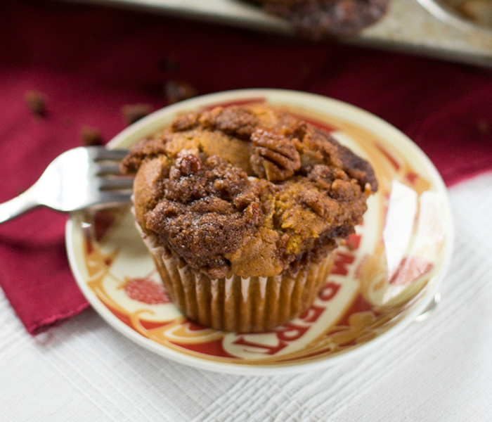 Pumpkin Streusel Muffins