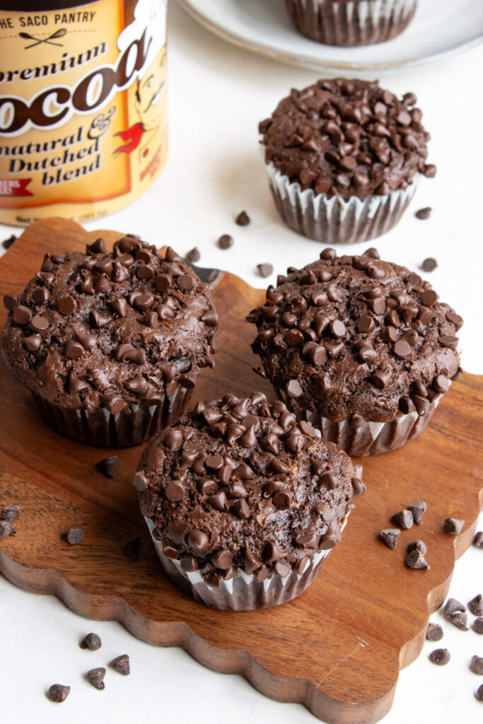 Chocolate Zucchini Cupcakes